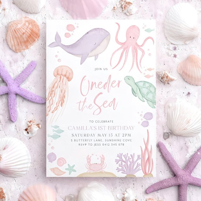 Inbjudan till havets födelsedag enligt (Skapare uppladdad)