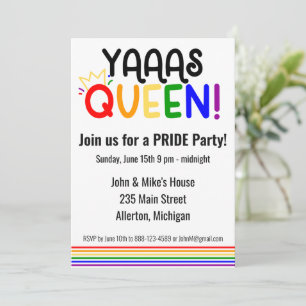 Inbjudan till HBT-PRIDE i månad