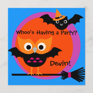 Inbjudan till hela Hoot Halloween fest
