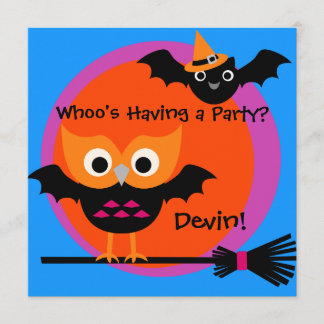 Inbjudan till hela Hoot Halloween fest