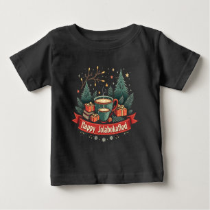 Inbjudan till Helgdag av gåva från lycklig Jolabok T Shirt