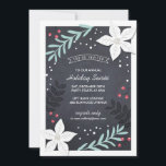 Inbjudan till Helgdag Botanicals part<br><div class="desc">En inbjudan till söt julfest med botaniska säsong i en modern färg-palett på en krita.</div>