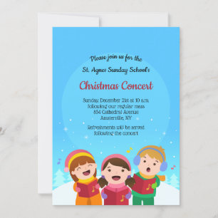 Inbjudan till Helgdag Children Caroling
