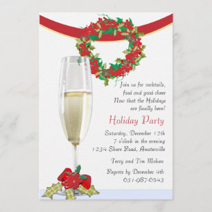 Inbjudan till Helgdag Cocktails Party