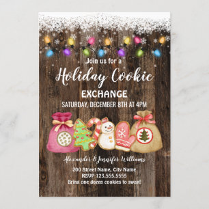 Inbjudan till Helgdag Cookie Exchange