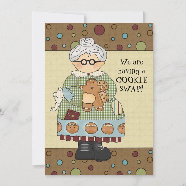 Inbjudan till Helgdag för julcookie-växling (Framsida)