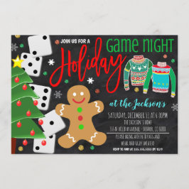 Inbjudan till helgdag Game Nght Party