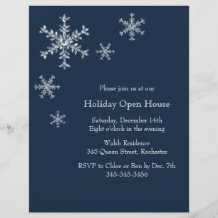 Inbjudan till helgdag Glamor Open House Flyer