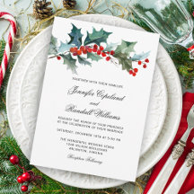 Inbjudan till helgdag Grey Watercolor Wedding