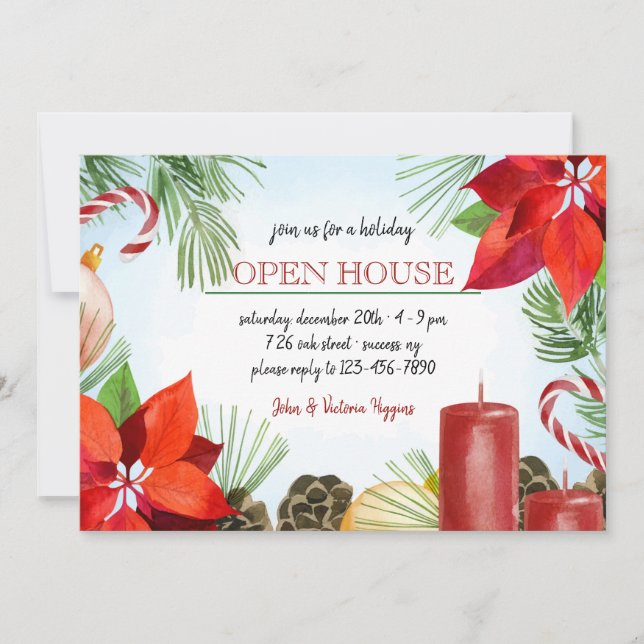 Inbjudan till Helgdag Open House (Framsida)