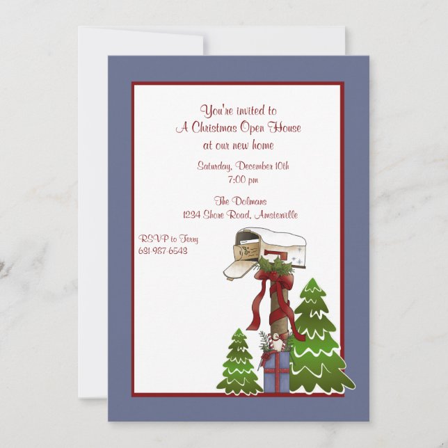 Inbjudan till helgdag-post (Framsida)