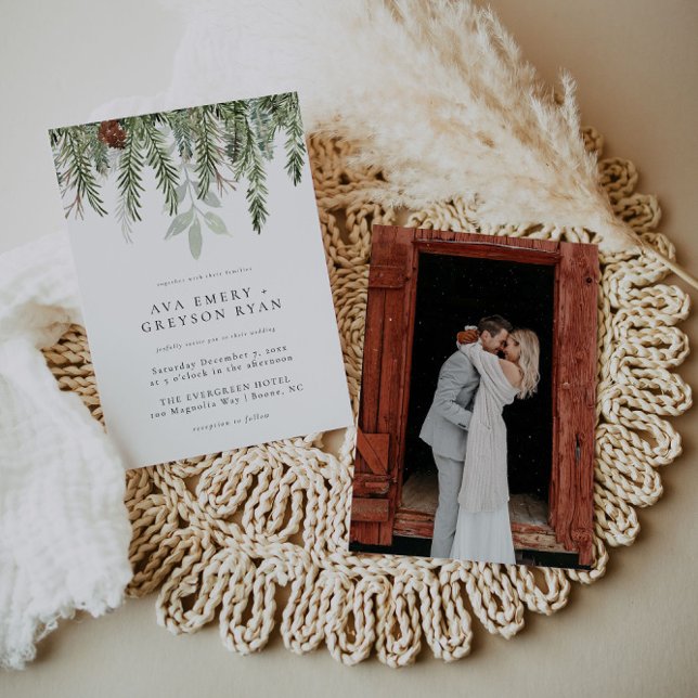Inbjudan till Helgdag Winter-bröllop (Skapare uppladdad)
