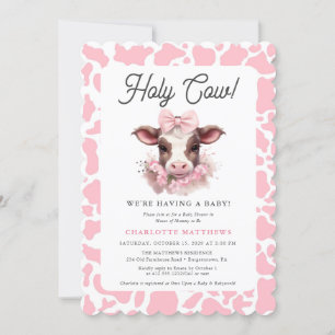 Inbjudan till heliga Rosa Boho Baby Shower Boho