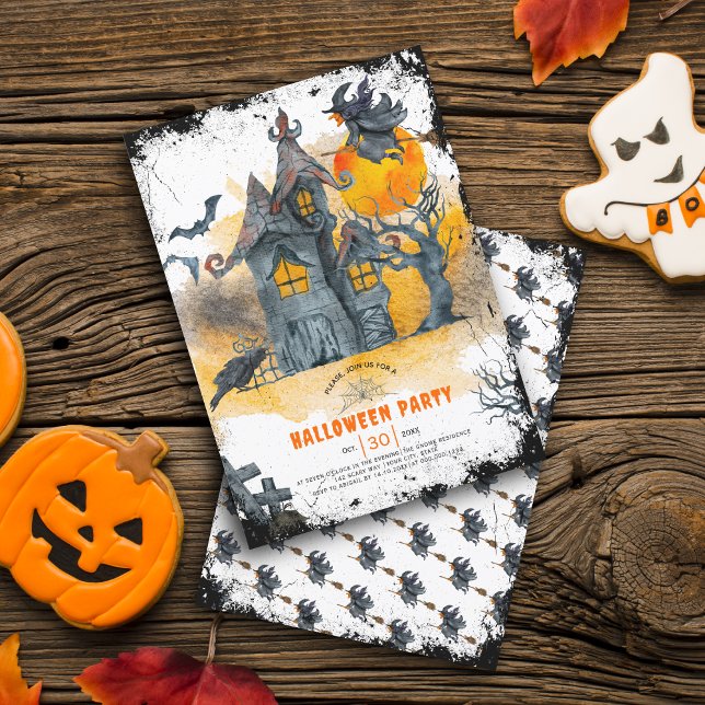 Inbjudan till hemmet Halloween fest (Skapare uppladdad)