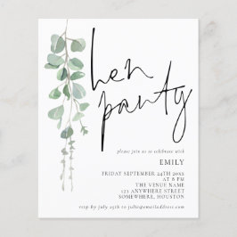 Inbjudan till Hen-grupp för budgetskript-eukalyptu