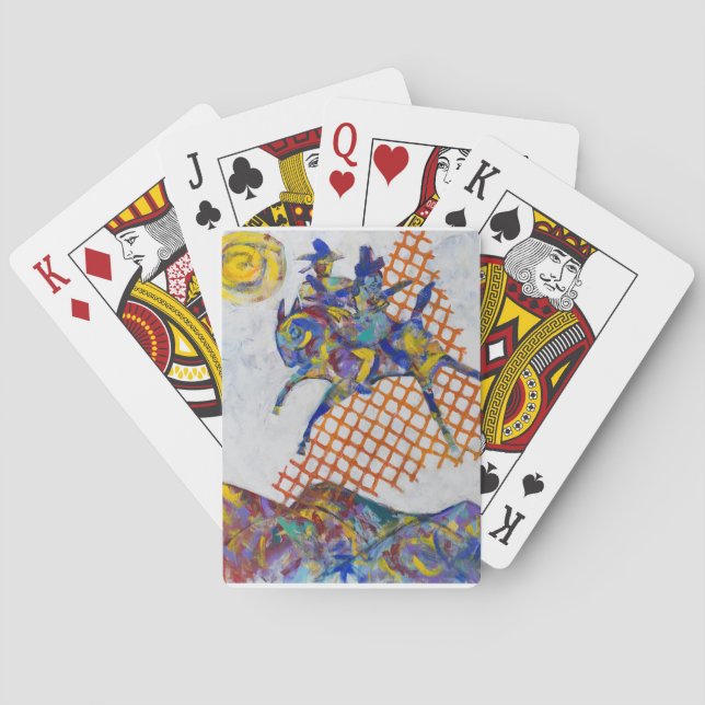 Inbjudan till Heyoka Spelkort (Baksidan)