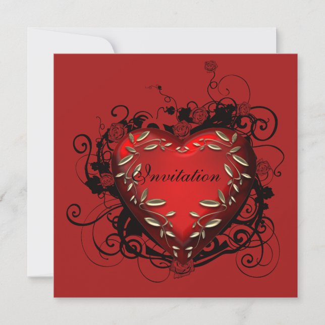 Inbjudan till hjärtans alla hjältars dag-firande (Framsida)