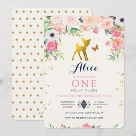 Inbjudan till hjorten på födelsedagen