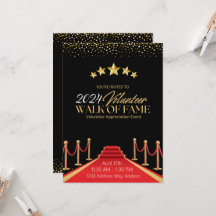 Inbjudan till Hollywood Fame Red Carpet Volunteer