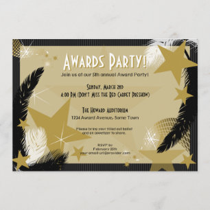 Inbjudan till Hollywood Glamor Award Party