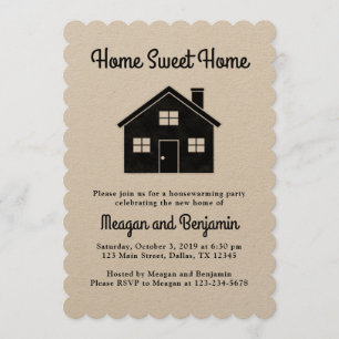 Inbjudan till Home Sweet Home Houseuppvärmningspar