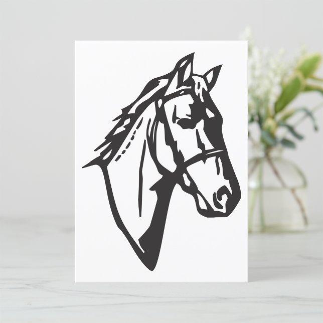 Inbjudan till Horse Teckning (Skapare uppladdad)