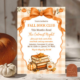 Inbjudan till Höst Cozy Pumpkin Bokklubb