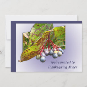 Inbjudan till höstberrys-Thanksgiving
