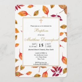 Inbjudan till höstbladspapper