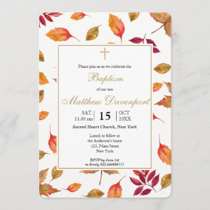 Inbjudan till höstbladspapper