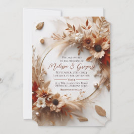 Inbjudan till hösten Halloween Harvest