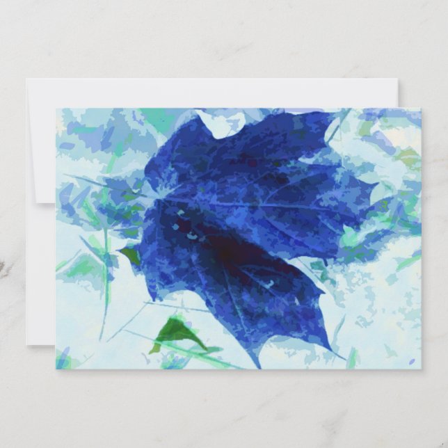 Inbjudan till hösten Lämna/tillkännagivande (Framsida)