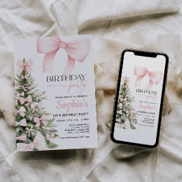 Inbjudan till höstens Rosa Bow Birthday