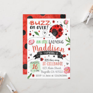 Inbjudan till höstfärgsladden Ladybug Vår