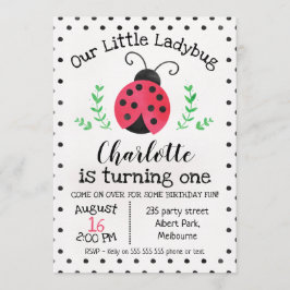 Inbjudan till höstfärgsläggning av Ladybug från fö
