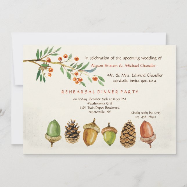 Inbjudan till höstträdgård (Framsida)