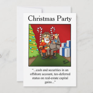 Inbjudan till Humor-julpartiet
