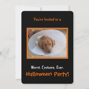 Inbjudan till Hund Halloween fest