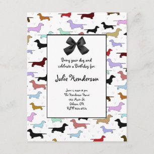 Inbjudan till Hund på födelsedagen