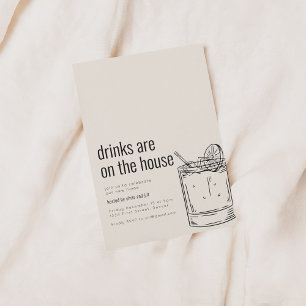 Inbjudan till husvärmarparty med cocktail