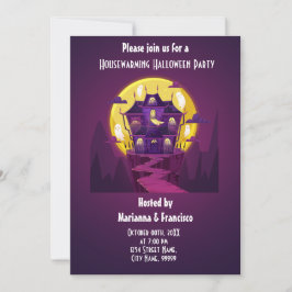 Inbjudan till husvärmnings Halloweenfest