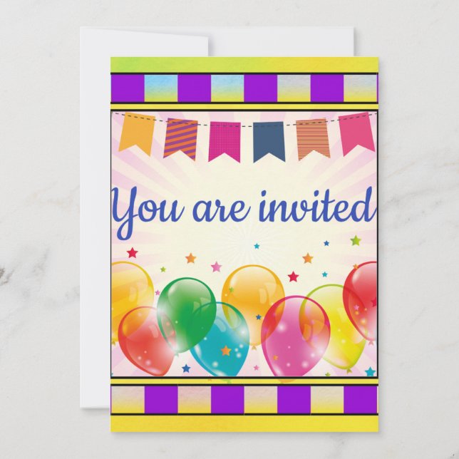 Inbjudan till Ice Cream Cone (Baksida)