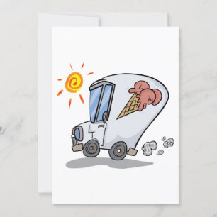 Inbjudan till Ice Cream Lastbil