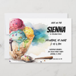 Inbjudan till Ice Cream-partiet