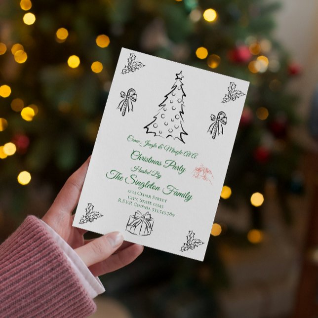 Inbjudan till icke-fotovismisk julklapp (Skapare uppladdad)