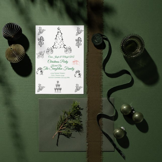 Inbjudan till icke-fotovismisk julklapp (Skapare uppladdad)