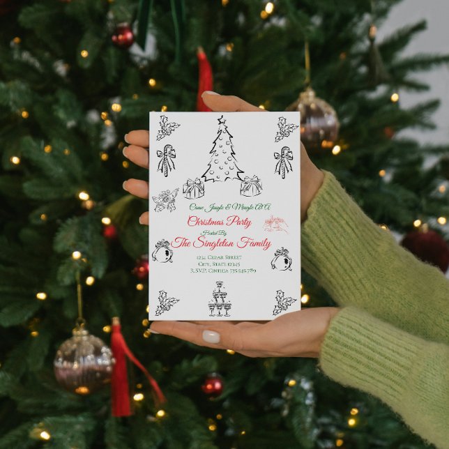 Inbjudan till icke-fotovismisk julklapp (Skapare uppladdad)