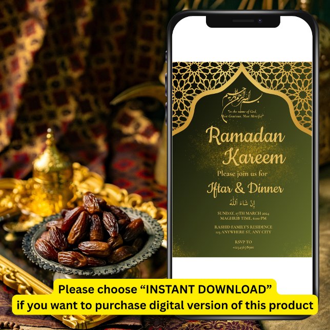 Inbjudan till IFTAR-fest (Skapare uppladdad)