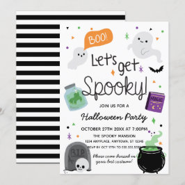 Inbjudan till inbjudan till Cute Halloween fest