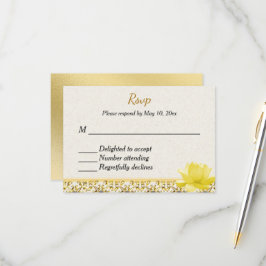 Inbjudan till indiskt hinduiskt bröllop svar